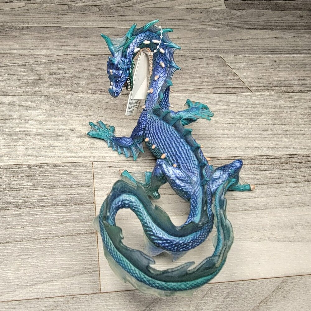 Safari Ltd Mythical Realms Fantasy Series Sea Dragon 2007 Blue Green NWT